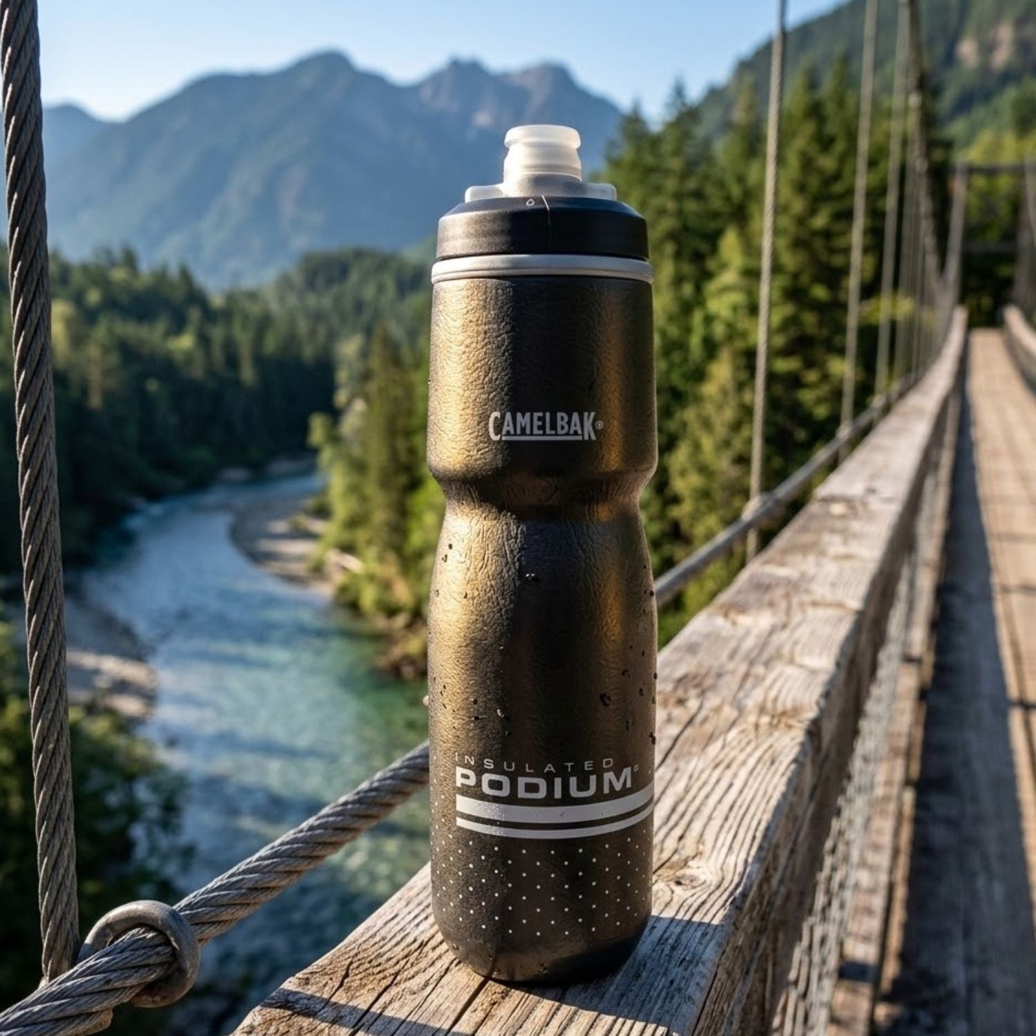 Garrafa Térmica CamelBak Podium Chill 710ml Verde