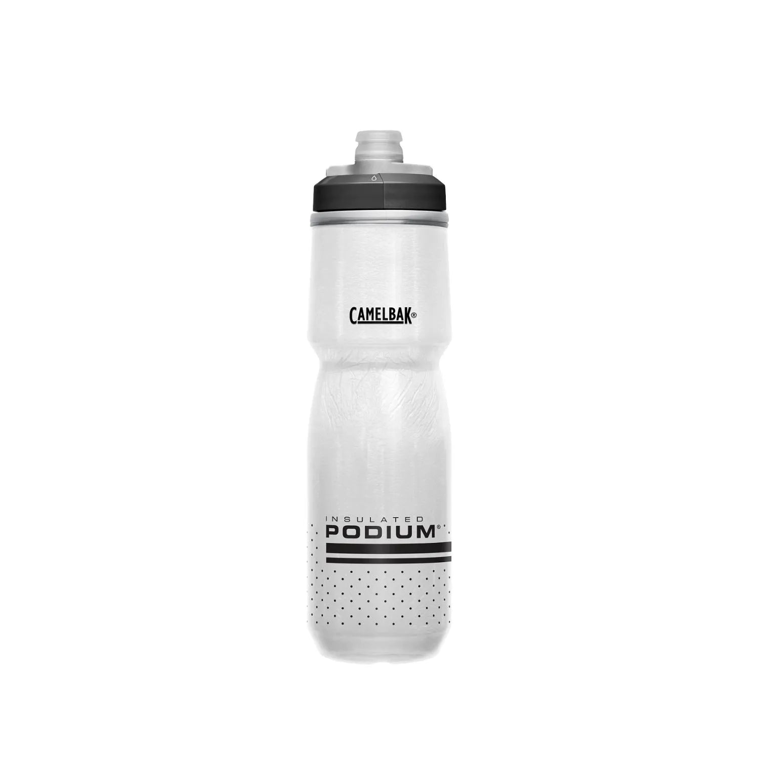 GARRAFA CAMELBAK PODIUM CHILL 24OZ / 710ML - WHITE BLACK (BRANCO/PRETO)