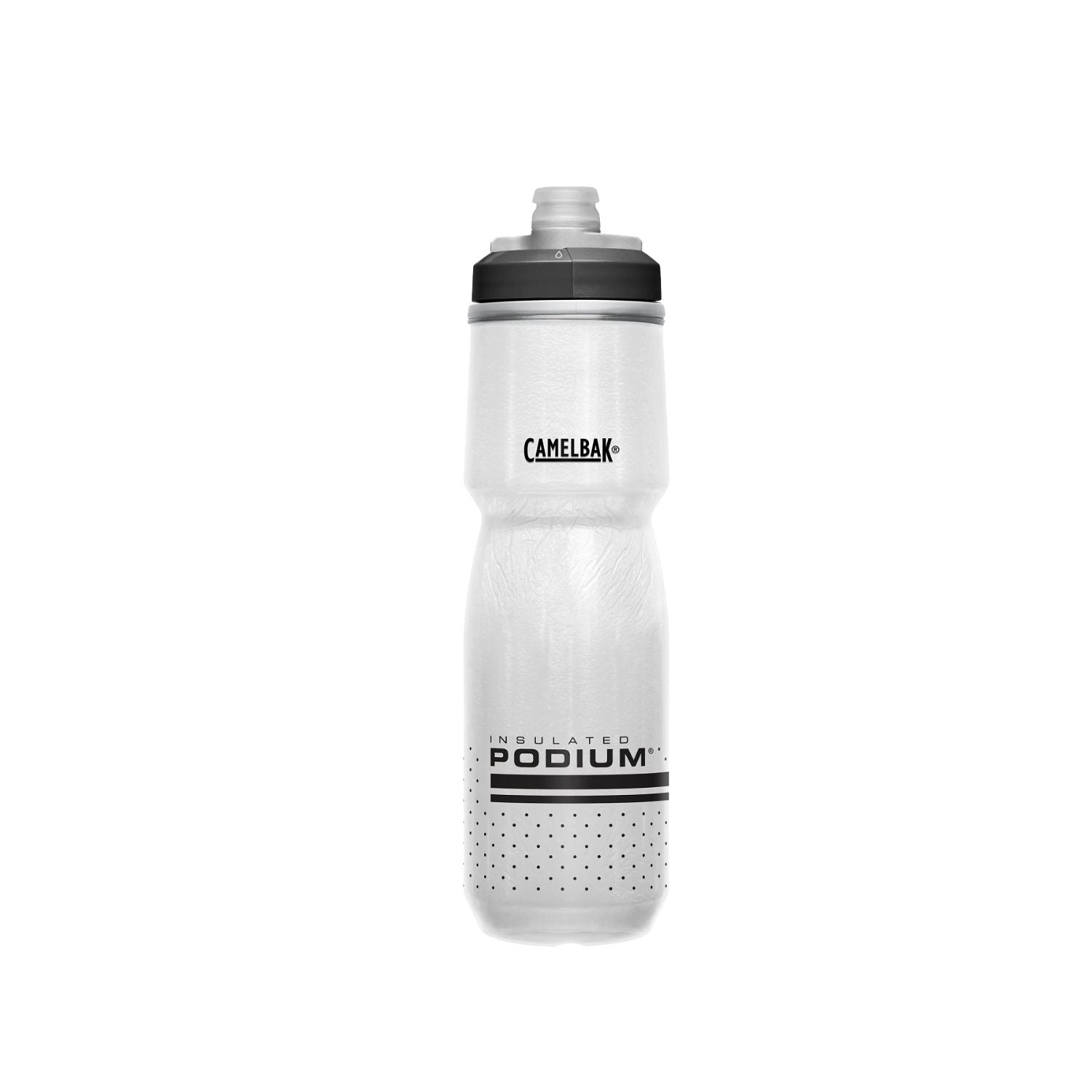 GARRAFA CAMELBAK PODIUM CHILL 24OZ / 710ML - WHITE BLACK (BRANCO/PRETO)

