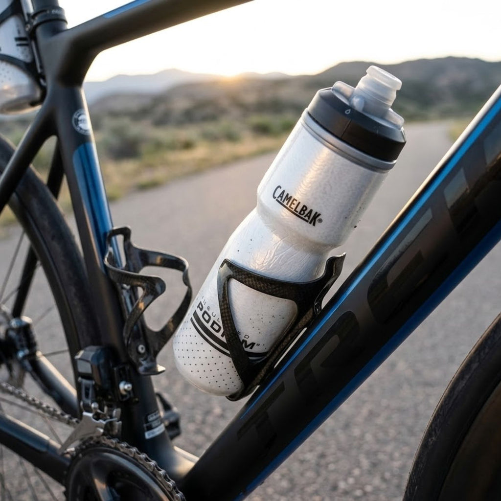 GARRAFA CAMELBAK PODIUM CHILL 24OZ / 710ML - WHITE BLACK (BRANCO/PRETO)
