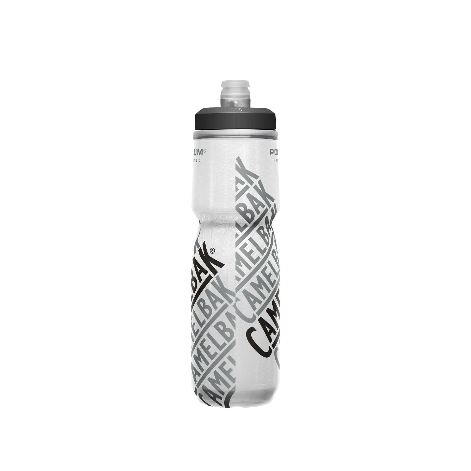 GARRAFA CAMELBAK PODIUM CHILL 24OZ / 710ML - RACE EDITION (PRETO/BRANCO)

