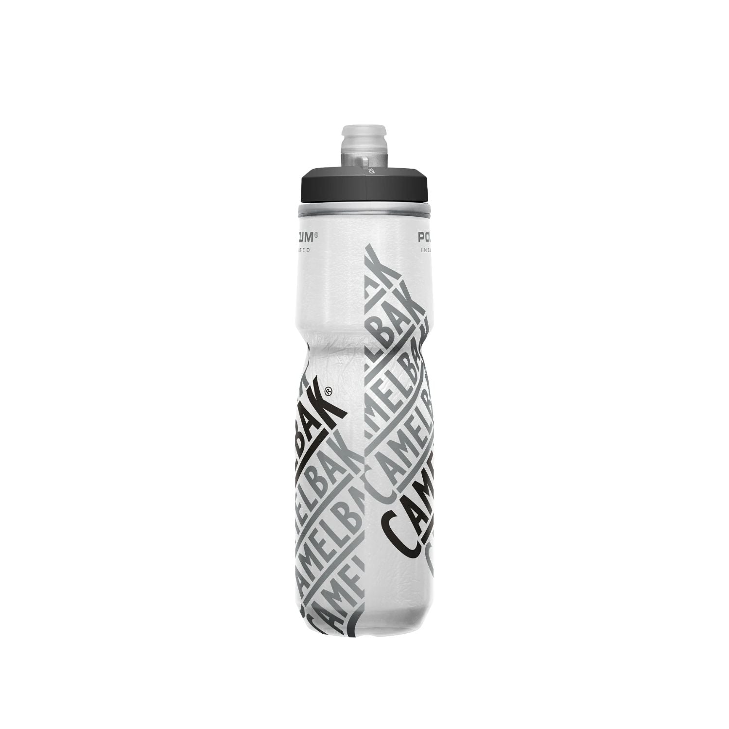 GARRAFA CAMELBAK PODIUM CHILL 24OZ / 710ML - RACE EDITION (PRETO/BRANCO)
