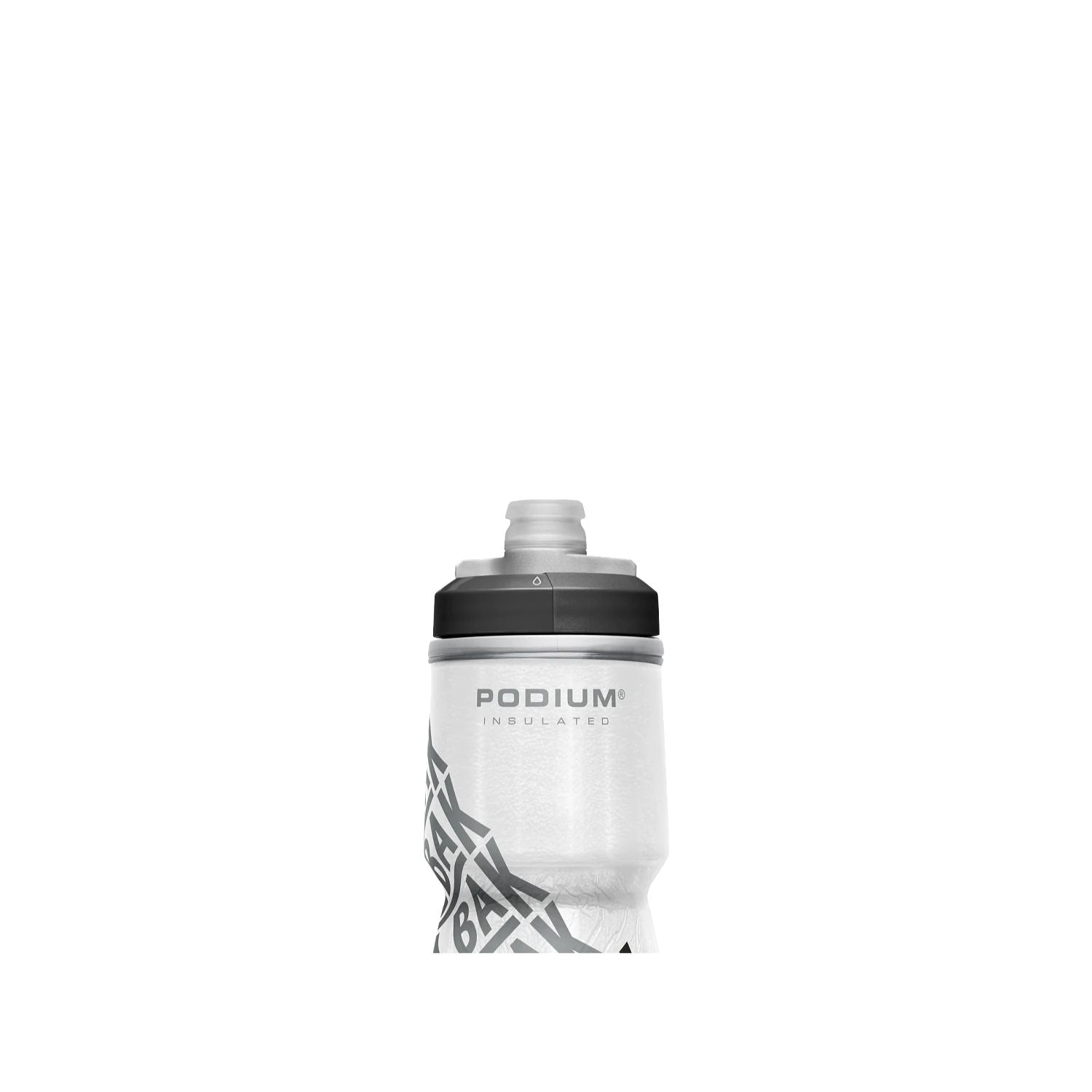 GARRAFA CAMELBAK PODIUM CHILL 24OZ / 710ML - RACE EDITION (PRETO/BRANCO)
