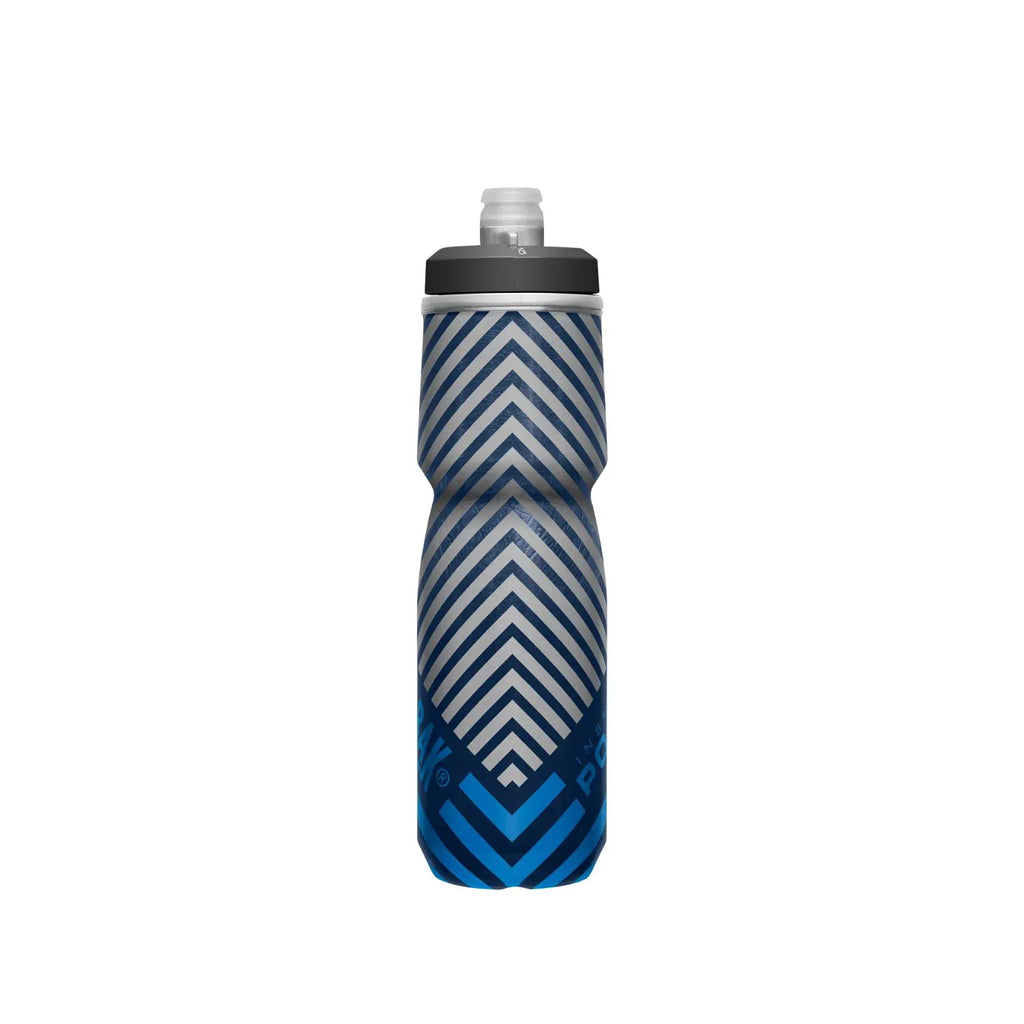 GARRAFA CAMELBAK PODIUM CHILL 24OZ / 710ML - NAVY/BLUE STRIPE (AZUL/AZUL MARINHO/CINZA)