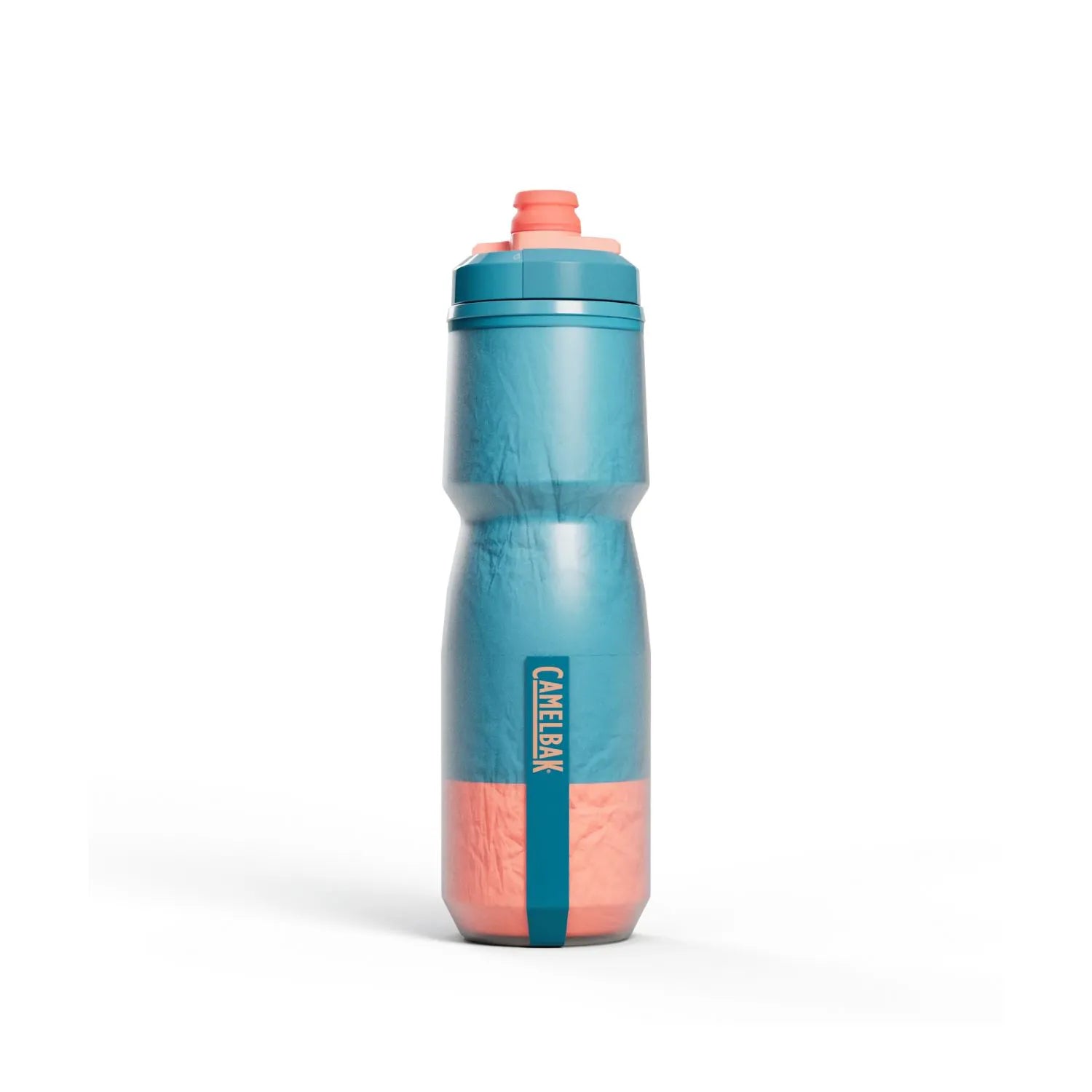 GARRAFA CAMELBAK PODIUM CHILL 24OZ / 710ML - MERCURY TEAL (CORAL/AZUL)