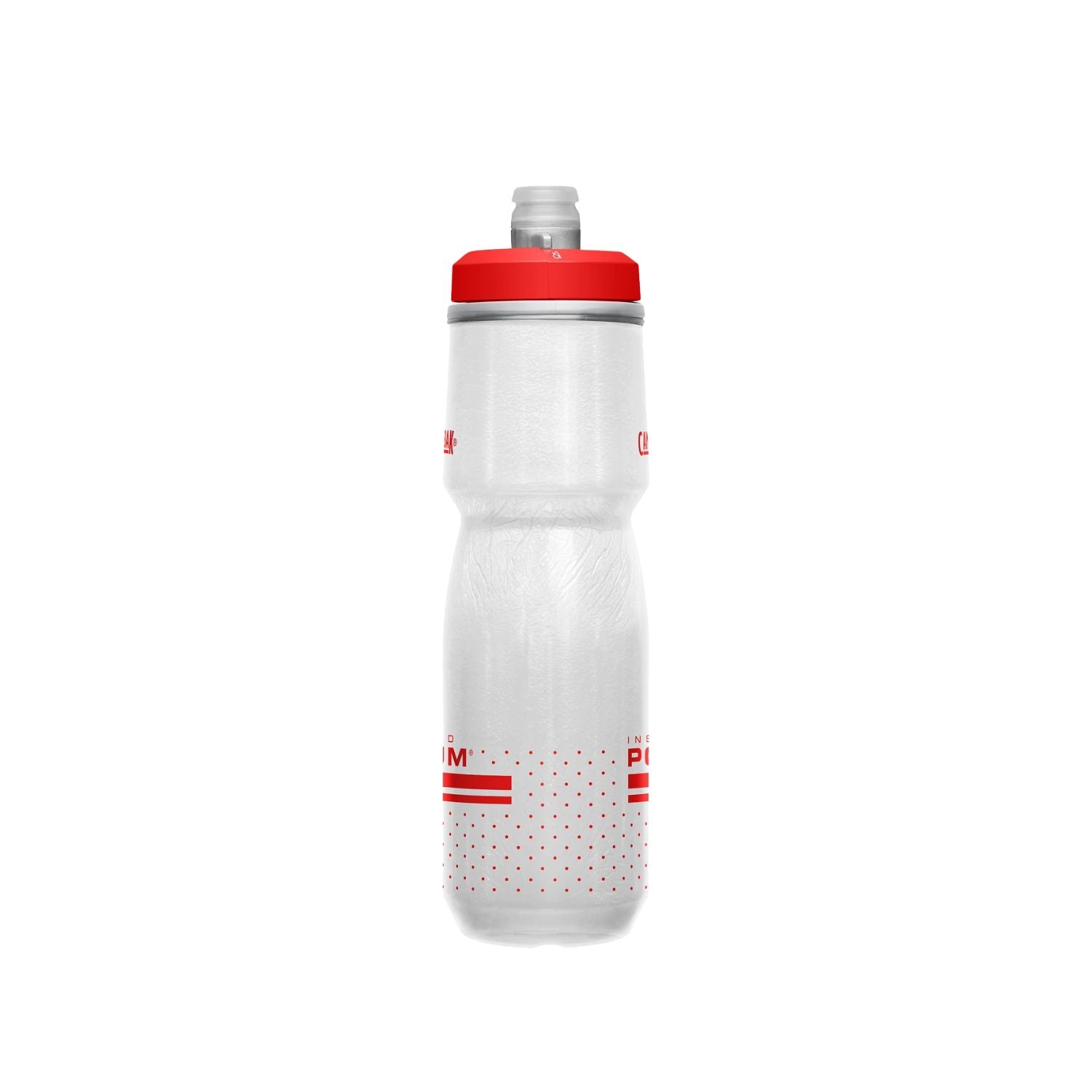 GARRAFA CAMELBAK PODIUM CHILL 24OZ / 710ML - FIERY RED WHITE (VERMELHO/BRANCO)
