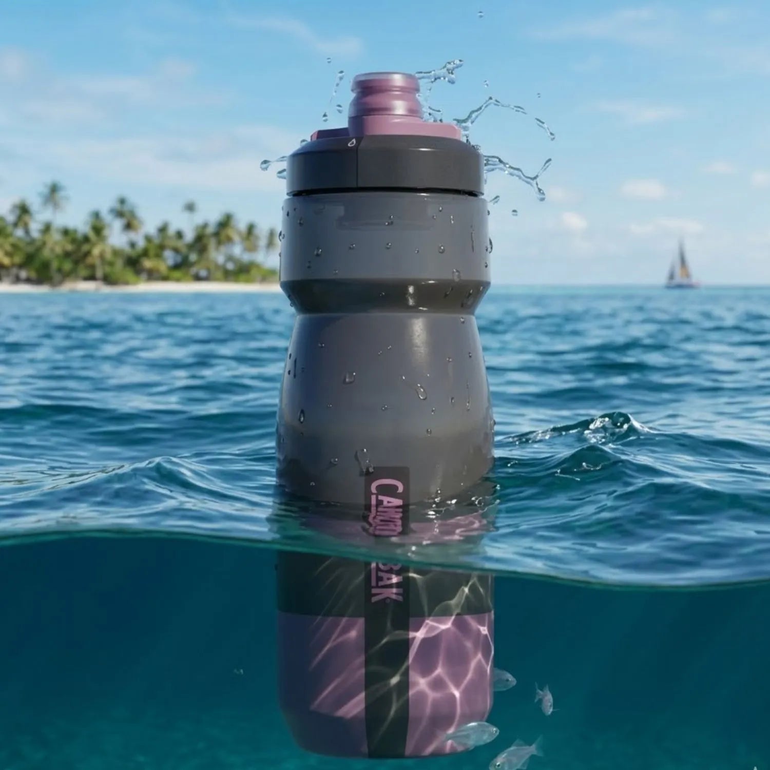 GARRAFA CAMELBAK PODIUM 24OZ / 710ML - MERCURY NIGHT FALL (ROXO/PRETO)