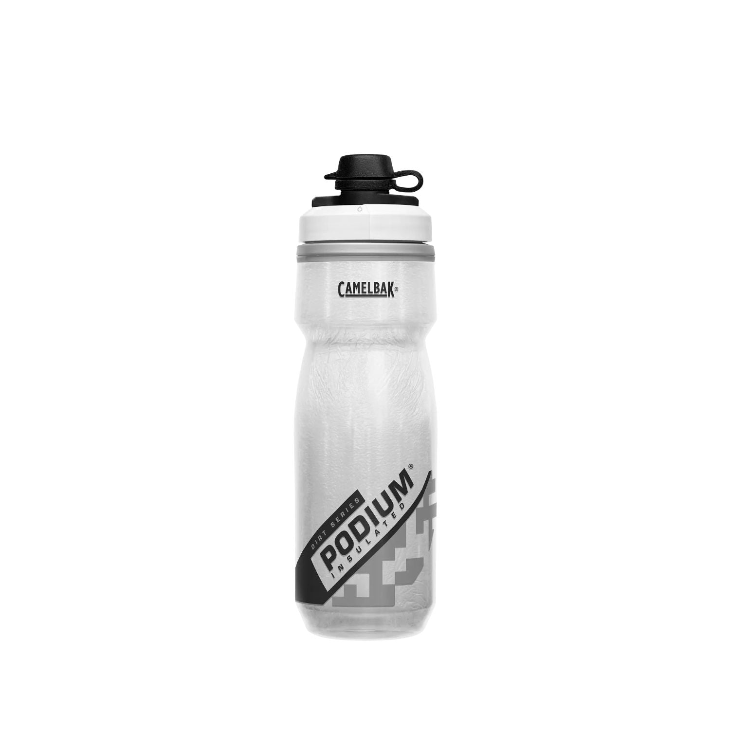 Garrafa Térmica CamelBak Podium Dirt Series Chill 621ml Branco/Preto