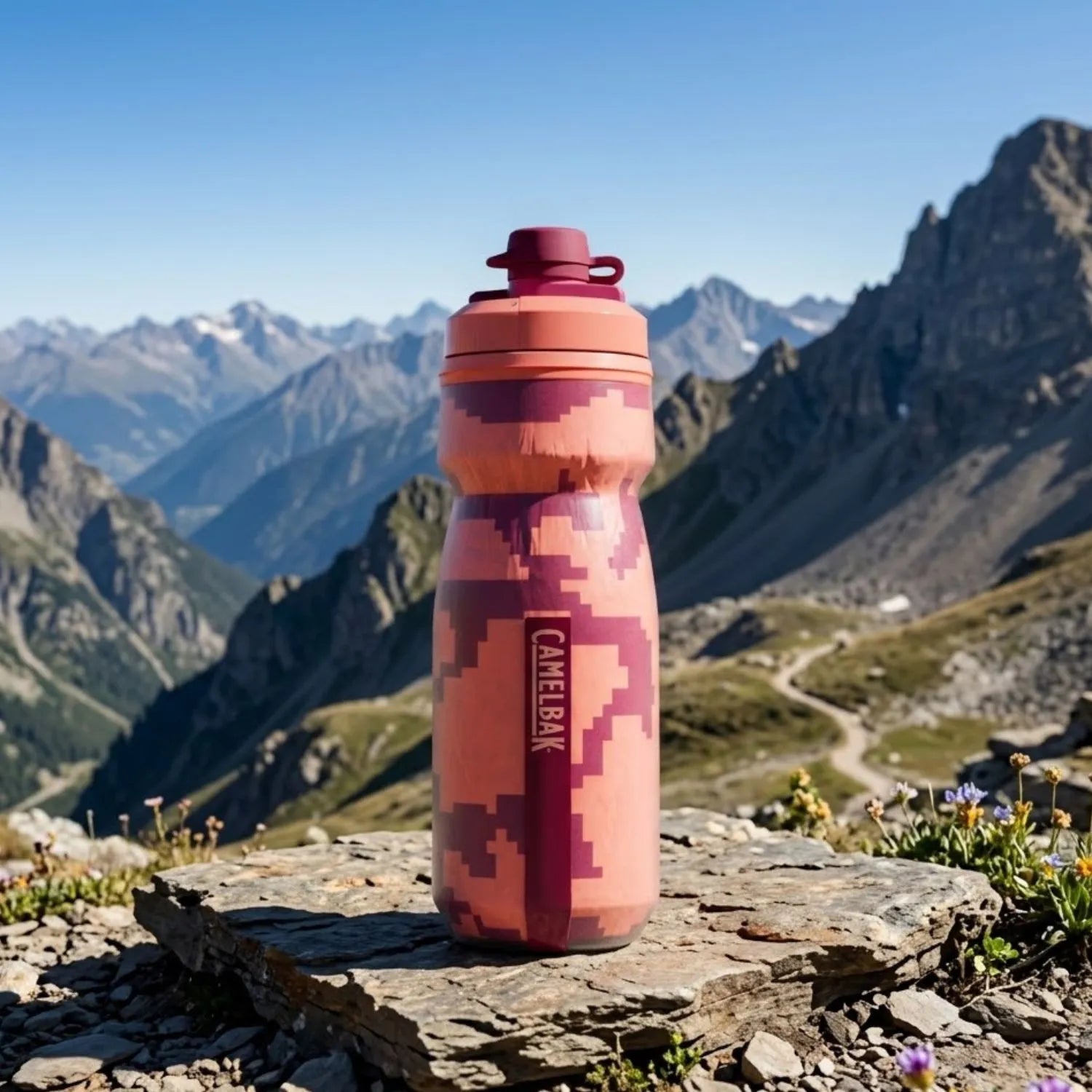 GARRAFA CAMELBAK PODIUM DIRT SERIES CHILL 21OZ / 621ML - BERRY DIGI CAMO