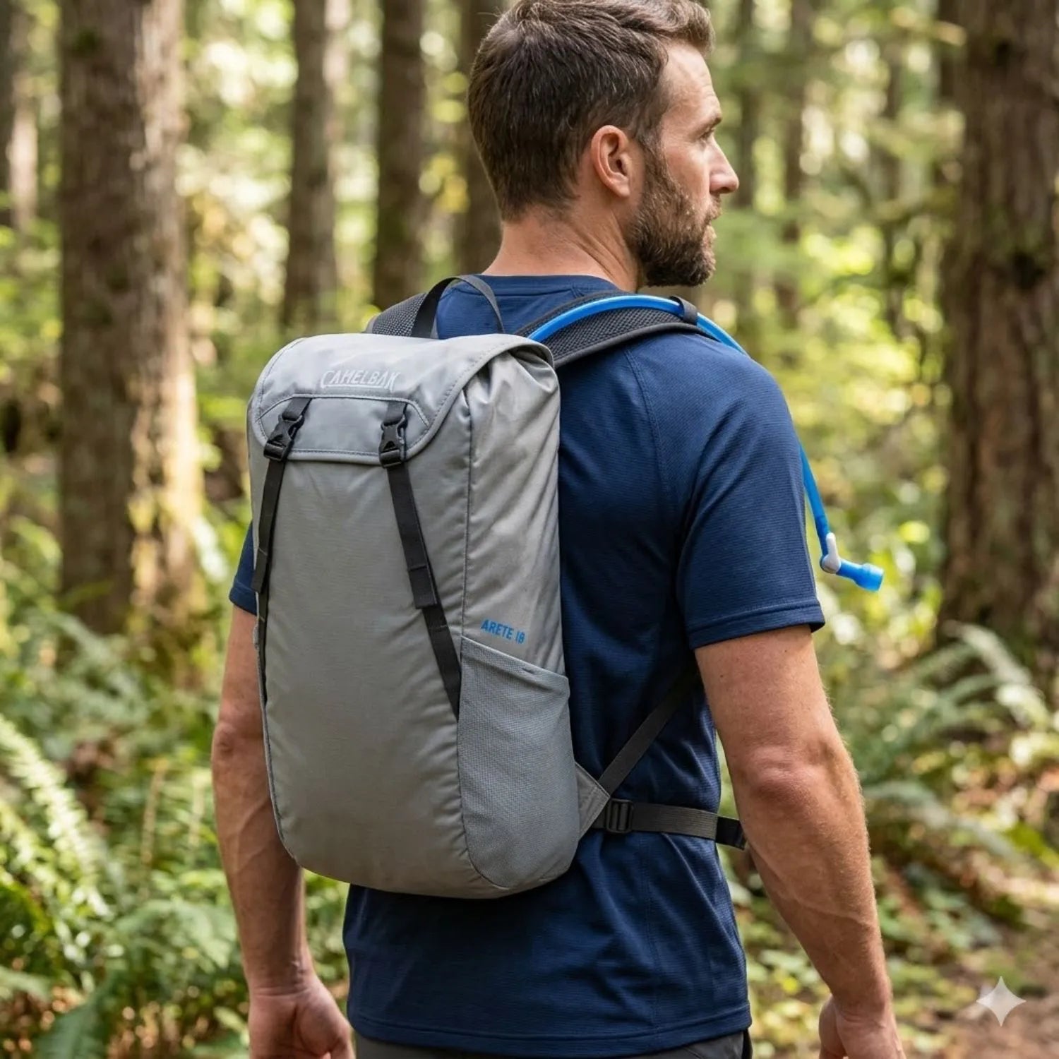 MOCHILA DE HIDRATACAO CAMELBAK ARETE 18 DOUBLE BUCKLE 50OZ / 1,5L - DRIZZLE/MONUMENT