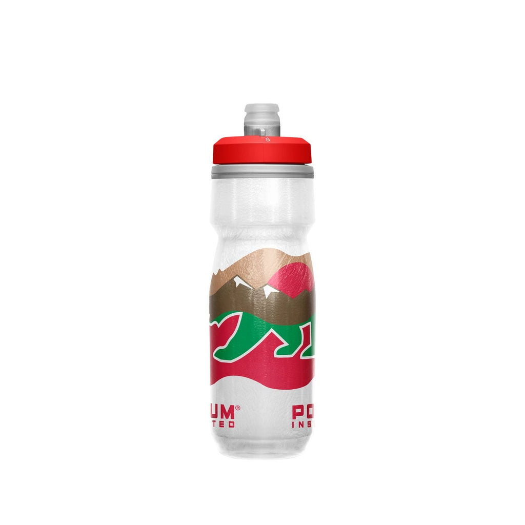 Garrafa Térmica CamelBak Podium Chill 621ml Cinza/Verde