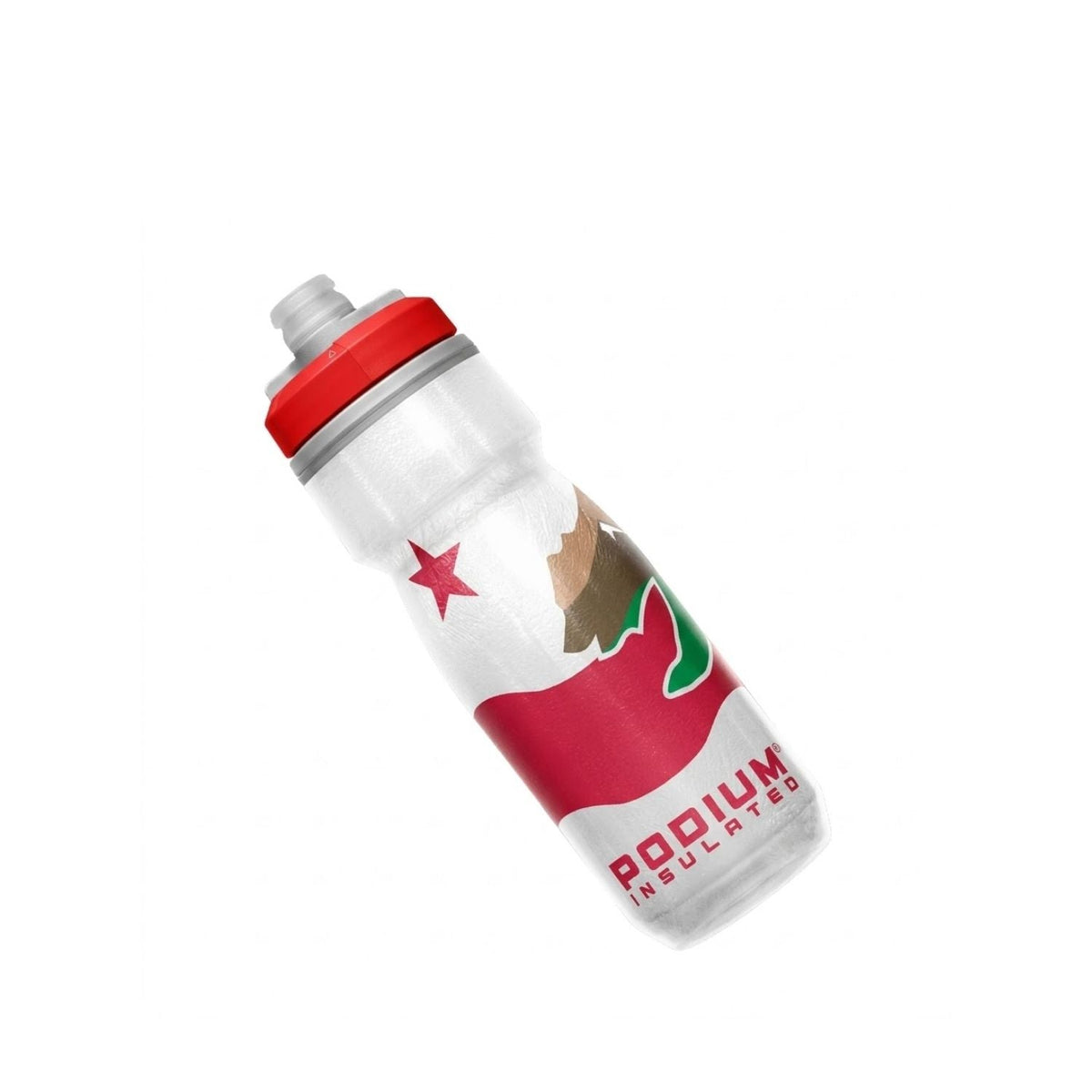 Garrafa Térmica CamelBak Podium Chill 621ml Cinza/Verde