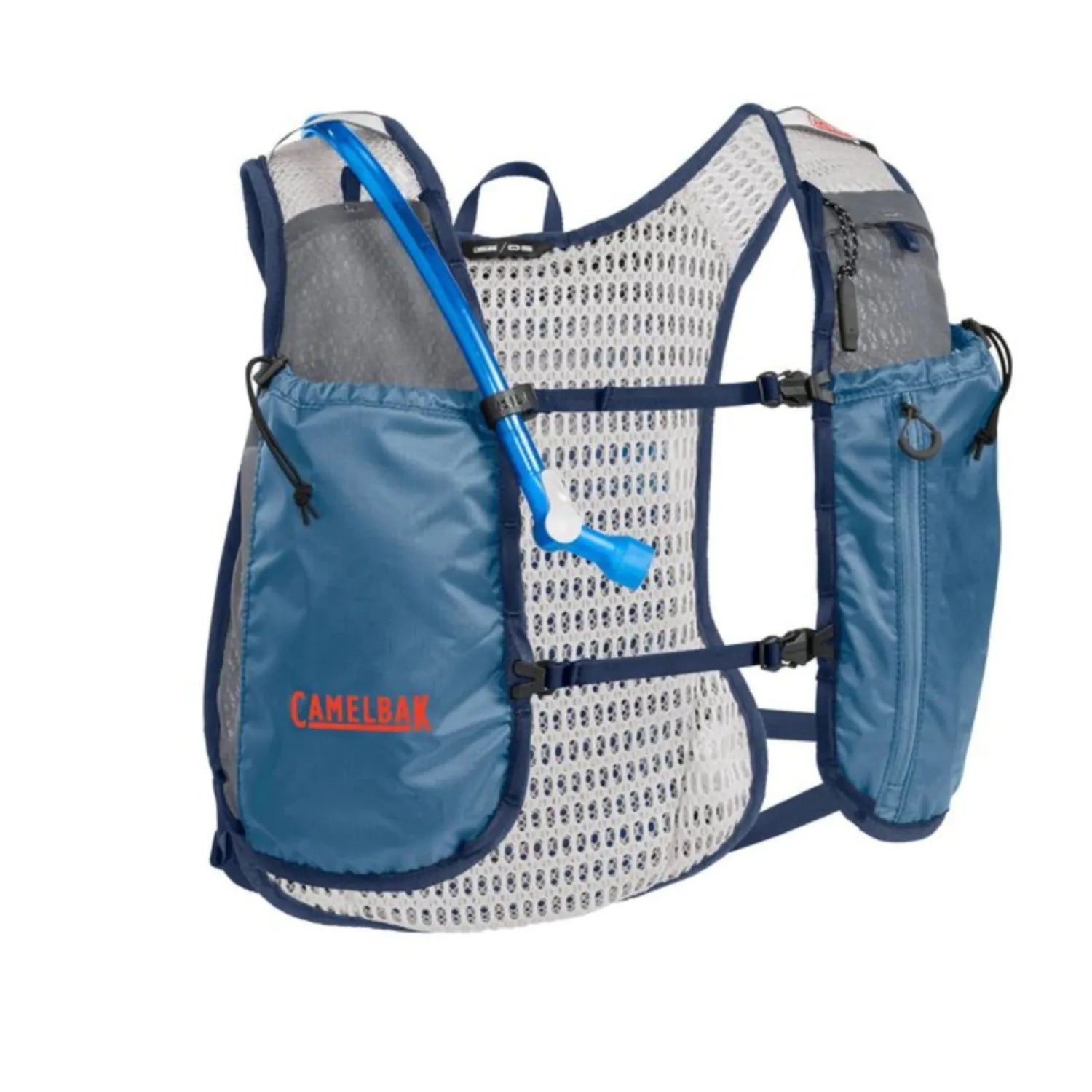 COLETE DE HIDRATACAO CAMELBAK CIRCUIT RUN VEST 50OZ / 1,5L - BLUE/SPICY ORANGE 