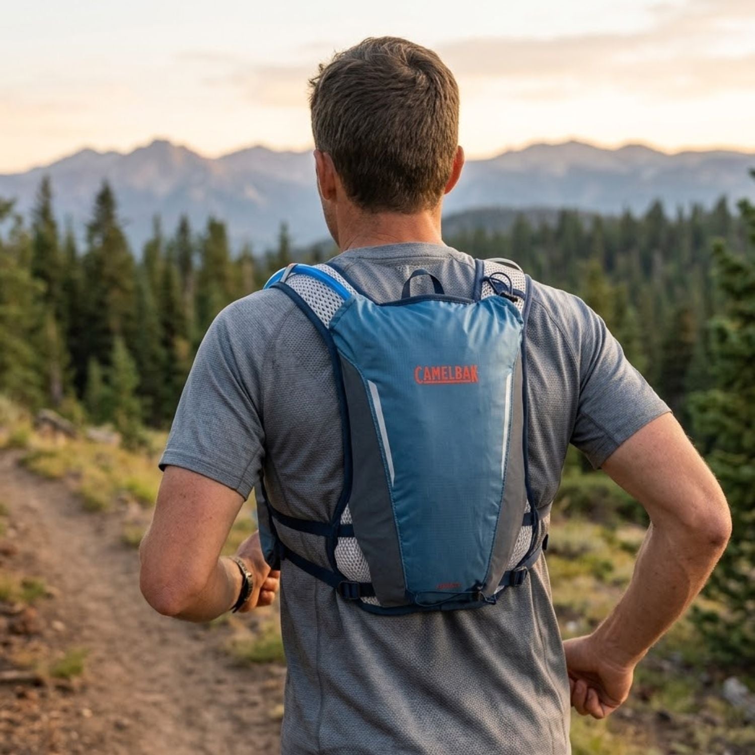 Colete CamelBak De Corrida Circuit Run Vest 1,5ml Azul