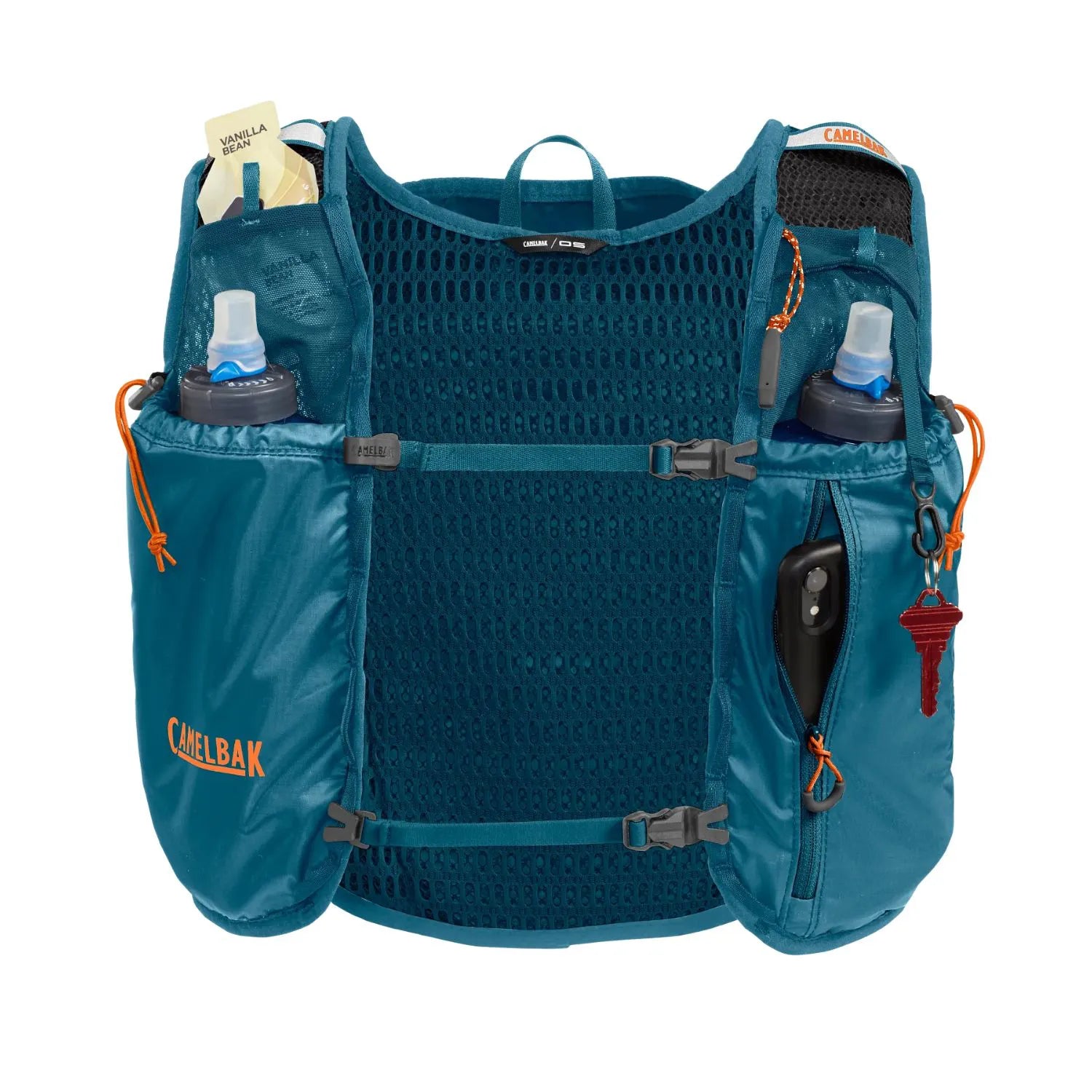 COLETE DE HIDRATACAO CAMELBAK CIRCUIT RUN VEST 50OZ / 1,5L - CORSAIR TEAL (AZUL)