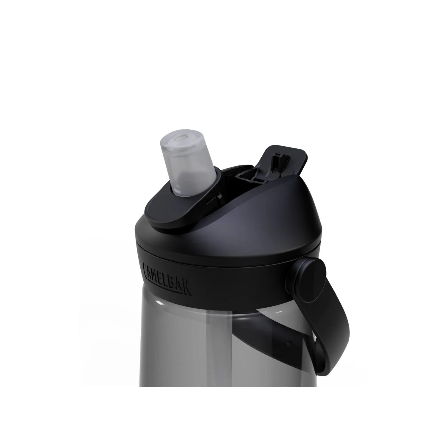 GARRAFA CAMELBAK THRIVE FLIP STRAW TRITAN 25OZ / 740ML - CHARCOAL (PRETO TRANSPARENTE)