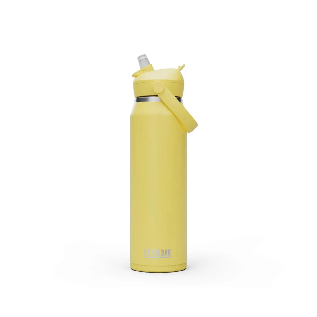 GARRAFA TERMICA CAMELBAK THRIVE FLIP STRAW VSS 32OZ / 946ML - YELLOW BLOOM (AMARELO)
