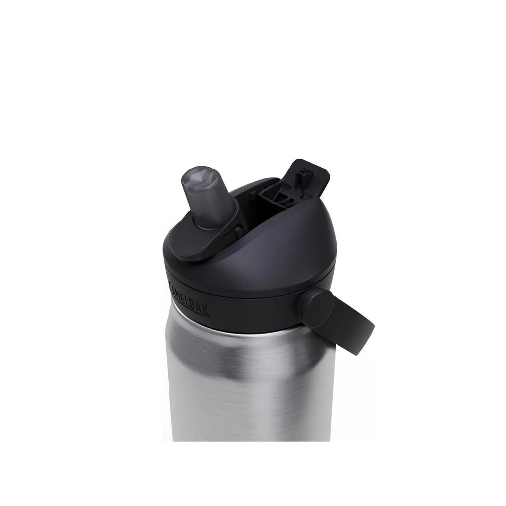 GARRAFA TERMICA CAMELBAK THRIVE FLIP STRAW VSS 25OZ / 740ML - STAINLESS (INOX)