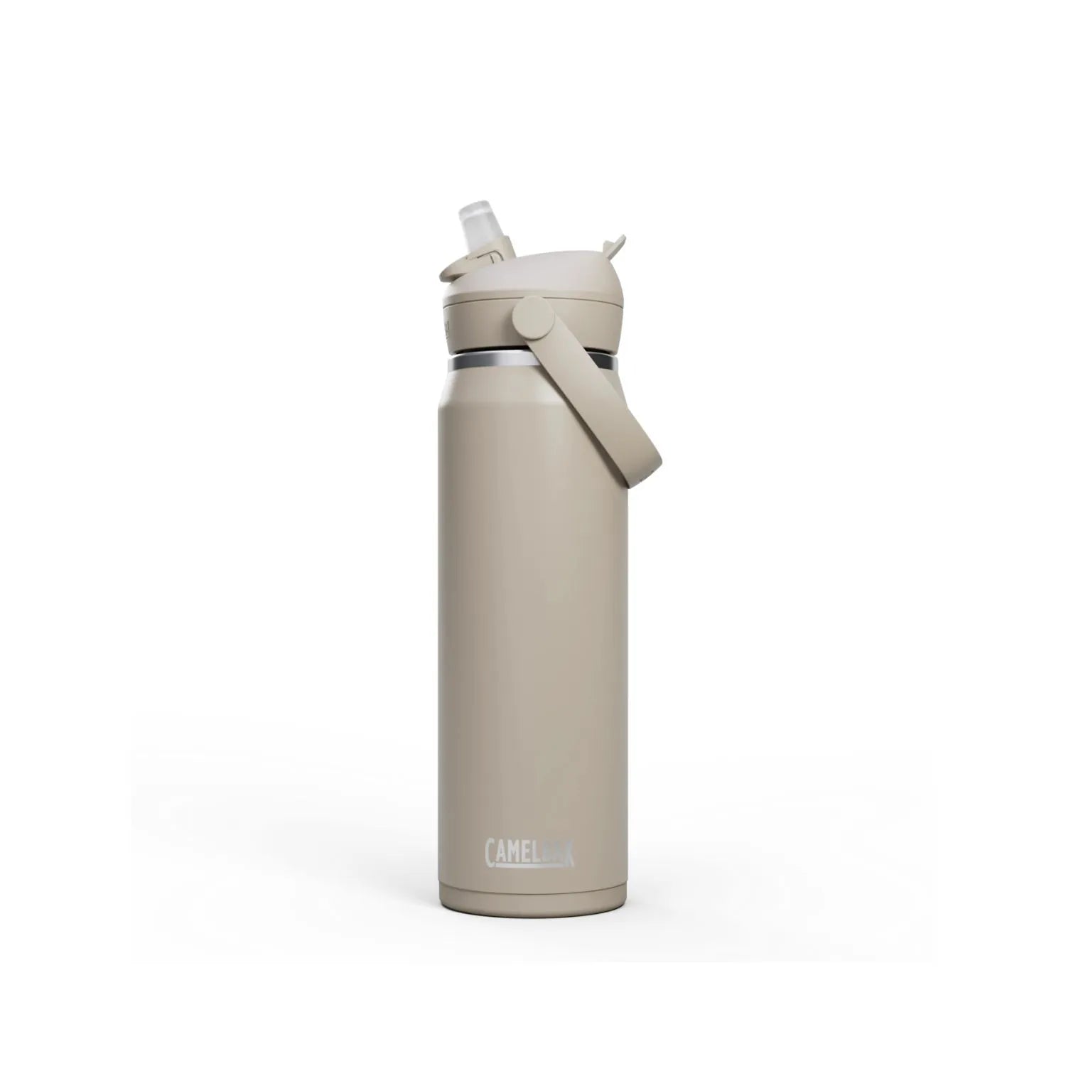 GARRAFA TERMICA CAMELBAK THRIVE FLIP STRAW VSS 25OZ / 740ML - STONE (CINZA CLARO)