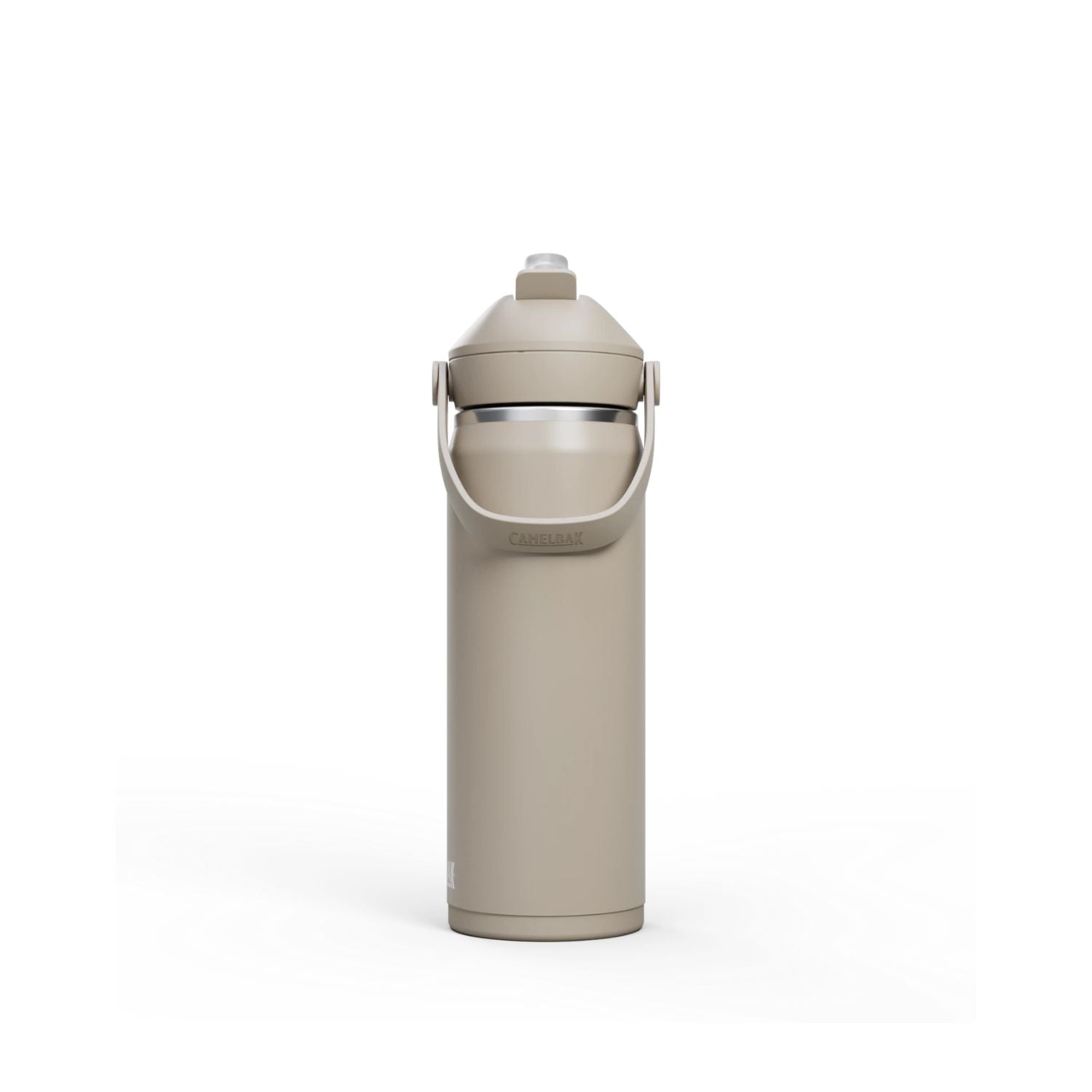 GARRAFA TERMICA CAMELBAK THRIVE FLIP STRAW VSS 20OZ / 591ML - STONE (CINZA CLARO)
