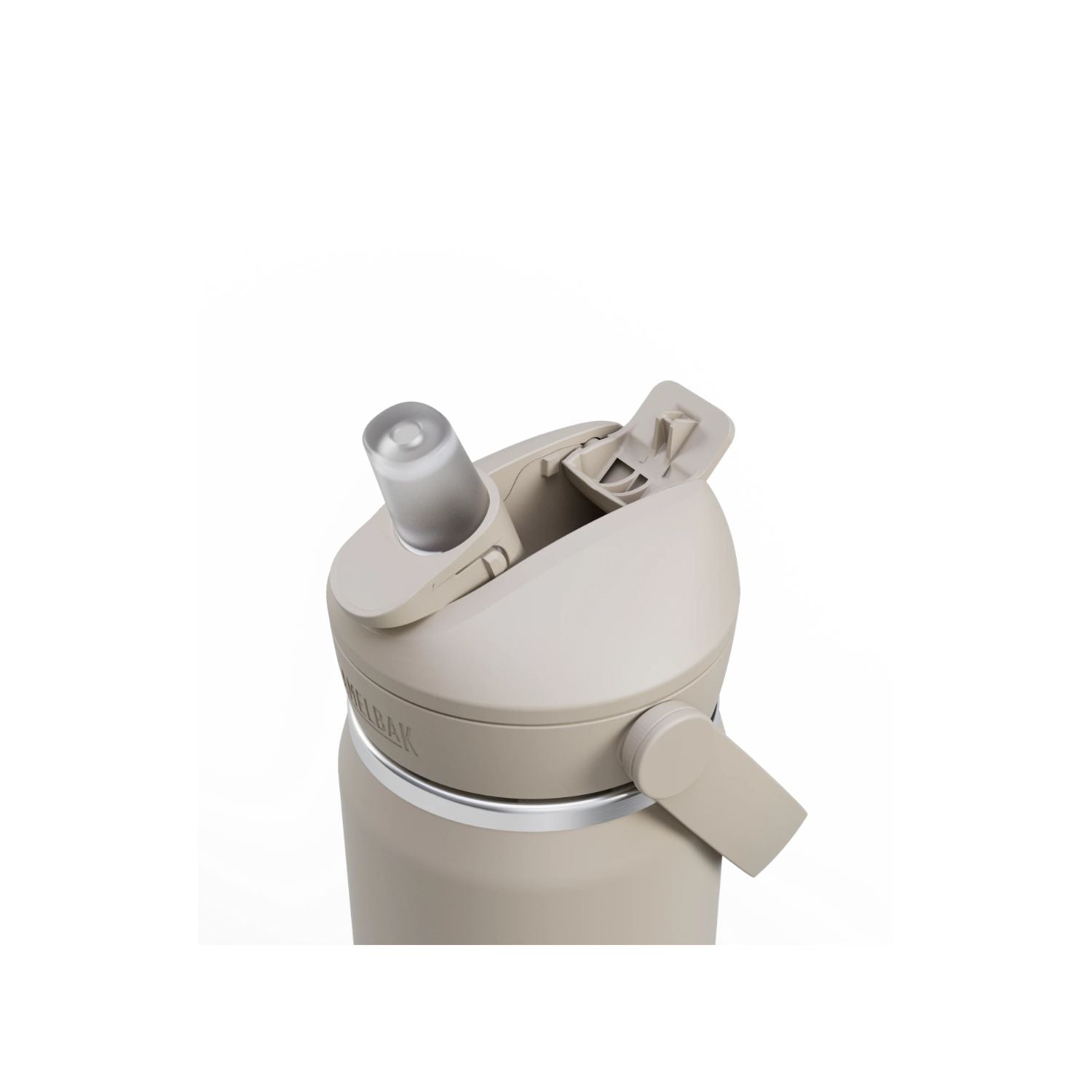 GARRAFA TERMICA CAMELBAK THRIVE FLIP STRAW VSS 20OZ / 591ML - STONE (CINZA CLARO)
