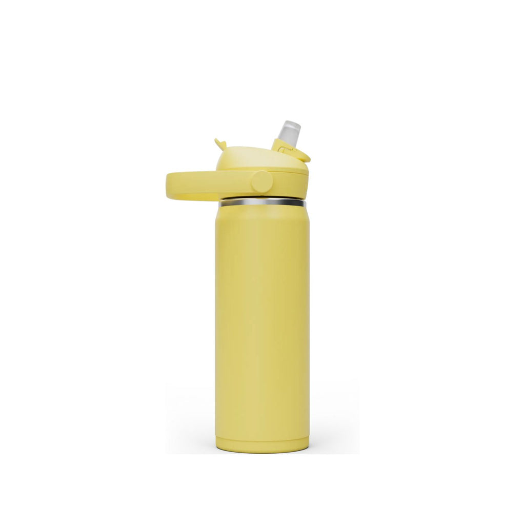 GARRAFA TERMICA CAMELBAK THRIVE FLIP STRAW VSS 20OZ / 591ML - YELLOW BLOOM (AMARELO)