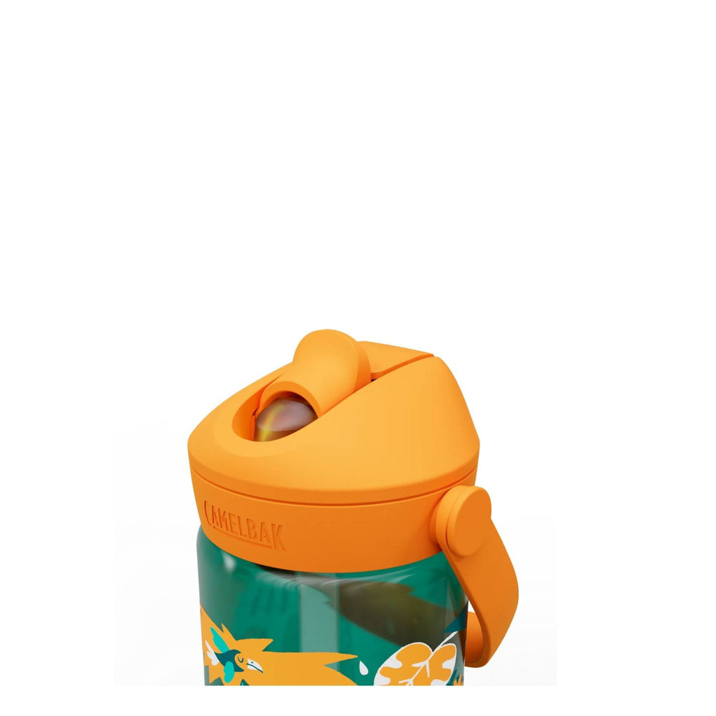 Garrafa Infantil CamelBak Thrive Flip Straw 414ml Tritan Verde/Laranja