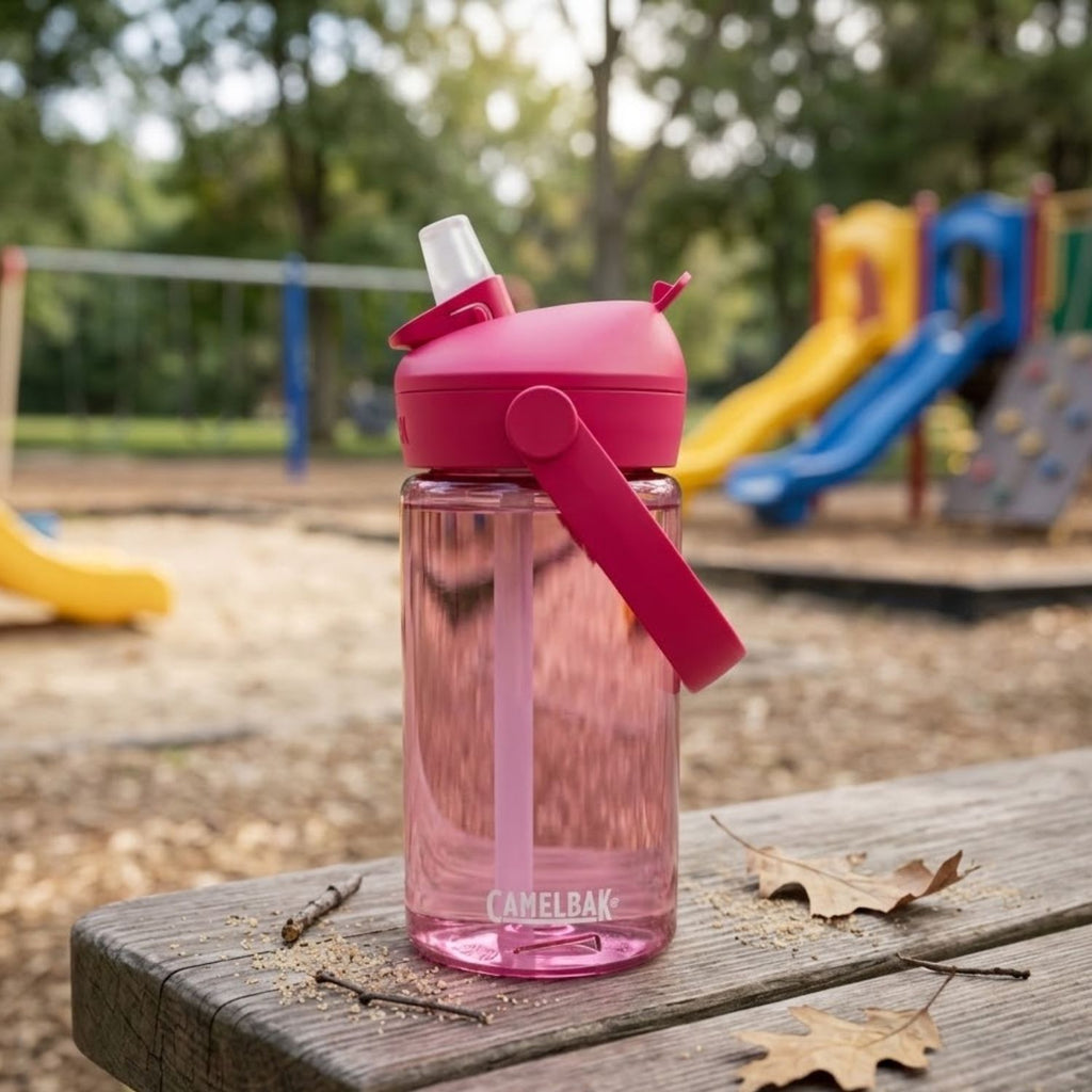 GARRAFA CAMELBAK INFANTIL THRIVE FLIP STRAW TRITAN 14OZ / 414ML - GRAPEFRUIT (ROSA/ROSA)
