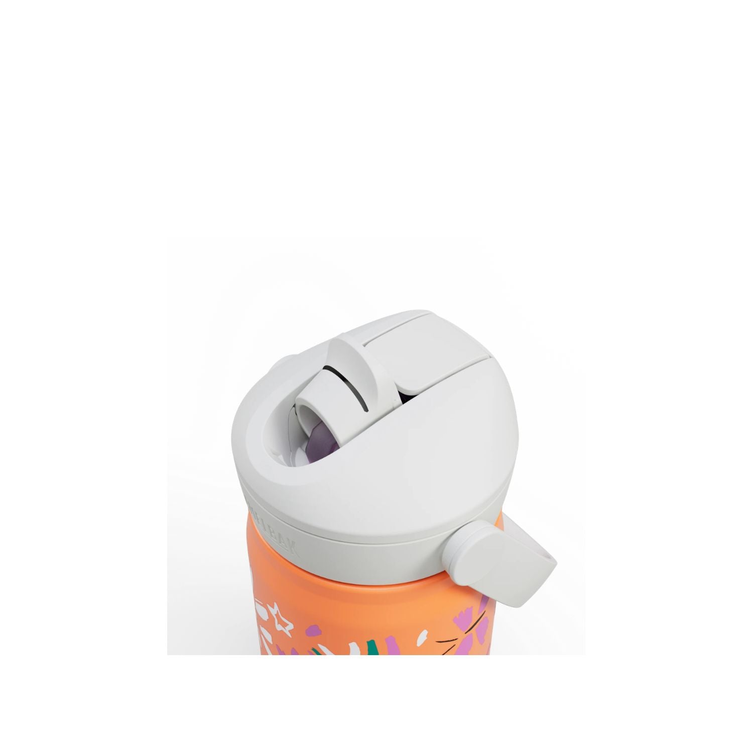 GARRAFA TERMICA CAMELBAK INFANTIL THRIVE FLIP STRAW 12OZ / 354ML - BUTTERFLY RAINBOW (ROSA/LILAS)
