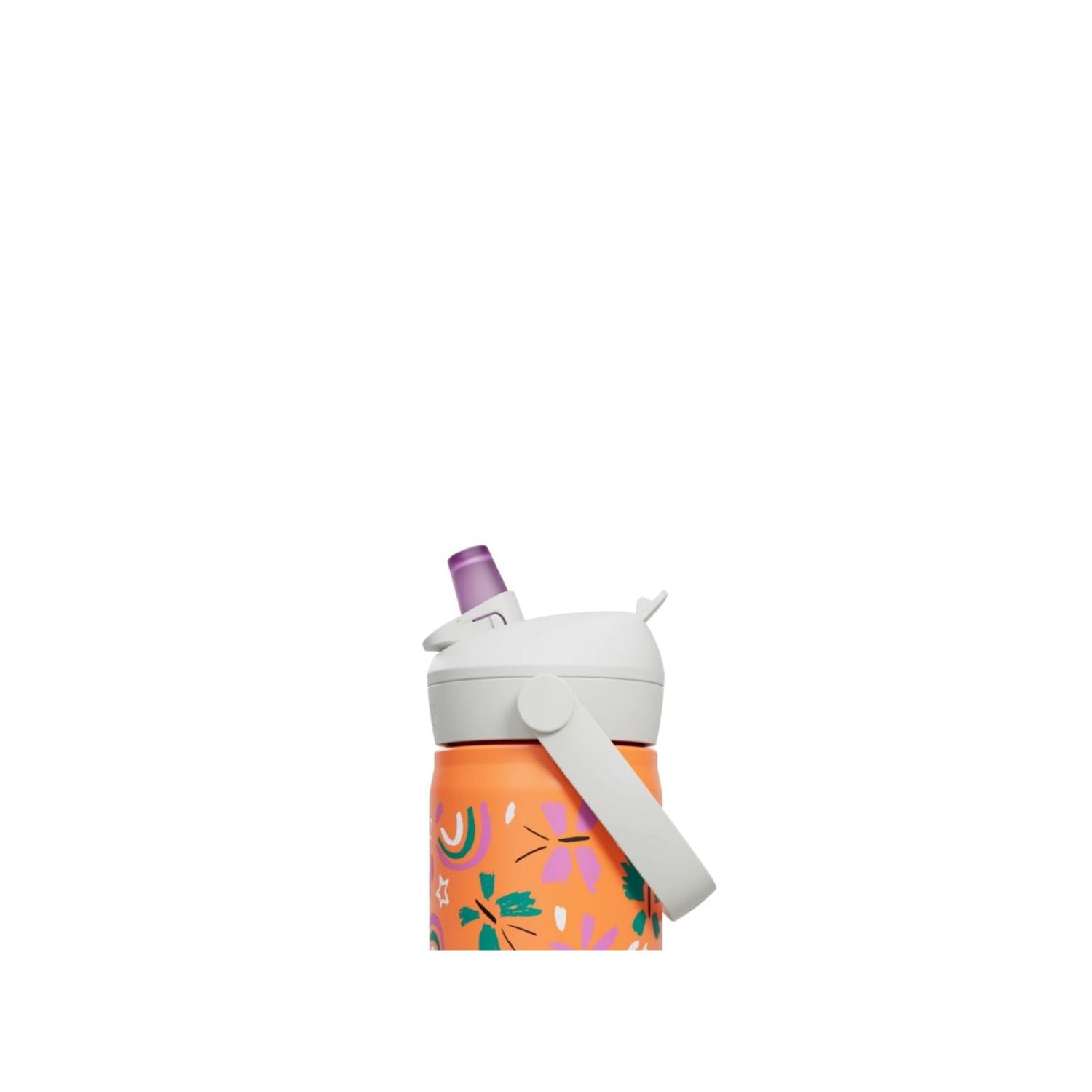 GARRAFA TERMICA CAMELBAK INFANTIL THRIVE FLIP STRAW 12OZ / 354ML - BUTTERFLY RAINBOW (ROSA/LILAS)
