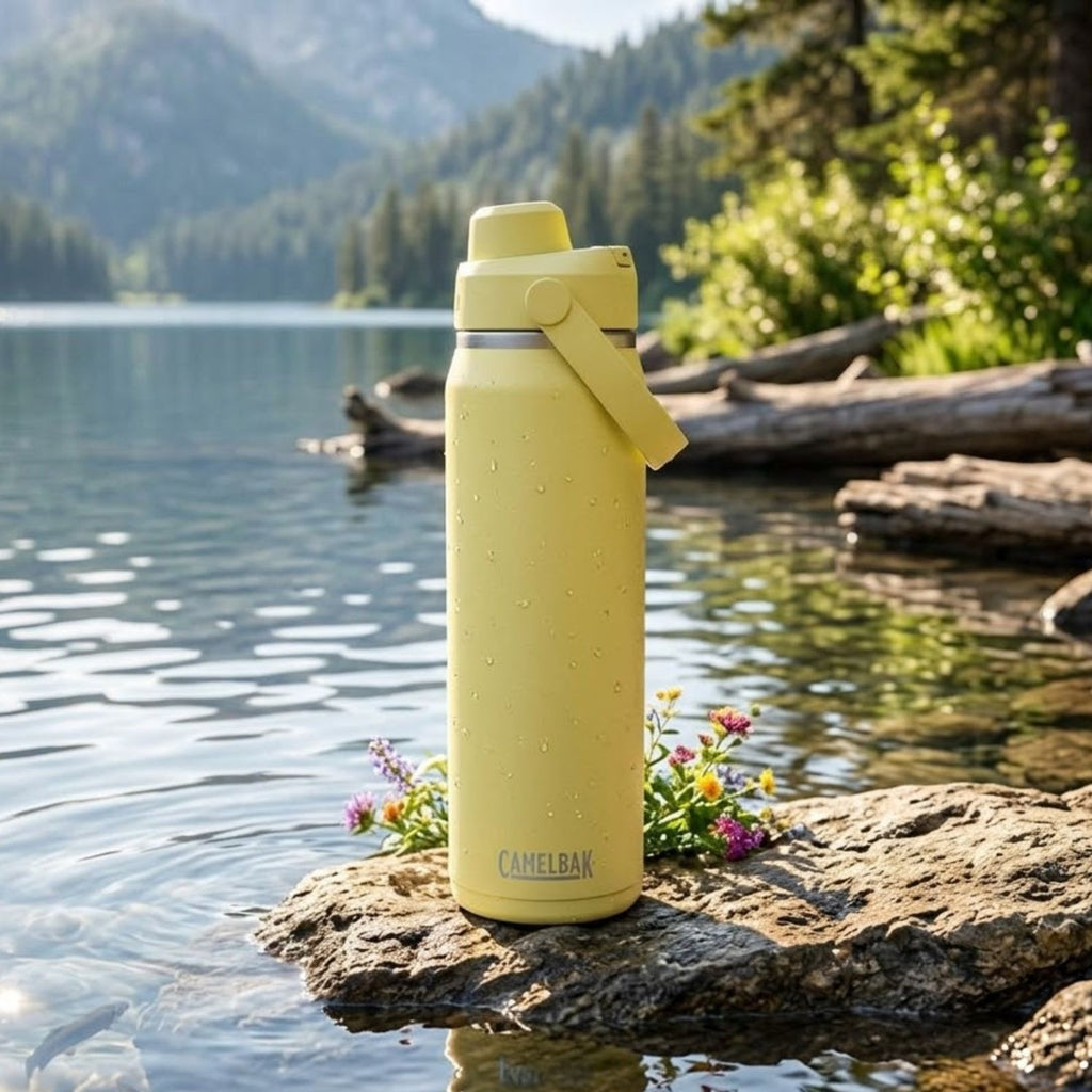 GARRAFA TERMICA CAMELBAK THRIVE CHUG VSS 25OZ / 740ML - YELLOW BLOOM (AMARELO)