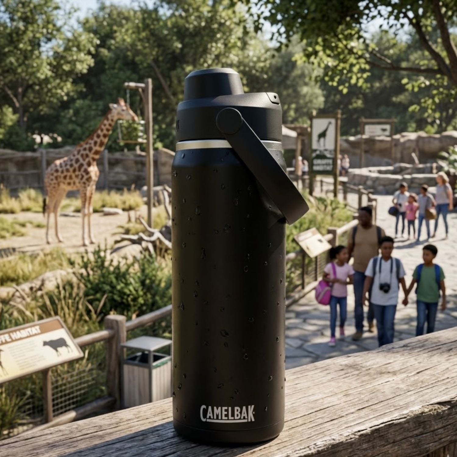 GARRAFA TERMICA CAMELBAK THRIVE CHUG VSS 20OZ / 591ML - BLACK (PRETO)
