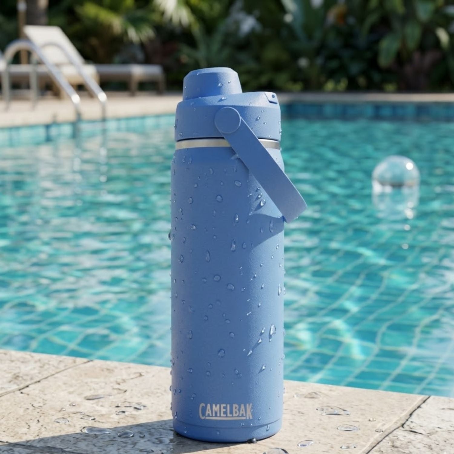 GARRAFA TERMICA CAMELBAK THRIVE CHUG VSS 20OZ / 591ML - SKY BLUE (AZUL CLARO)
