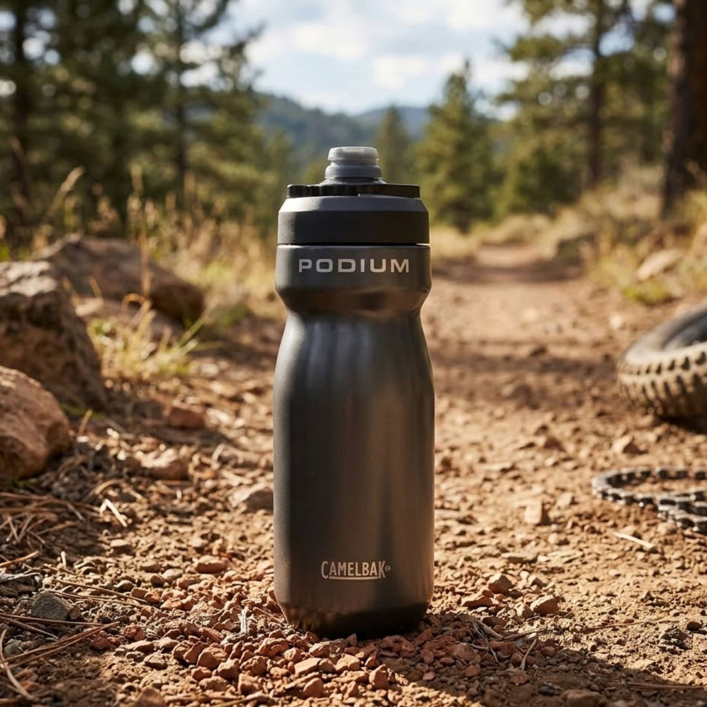 GARRAFA TERMICA CAMELBAK PODIUM INSULATED STEEL 18OZ / 533ML - BLACK (PRETO)
