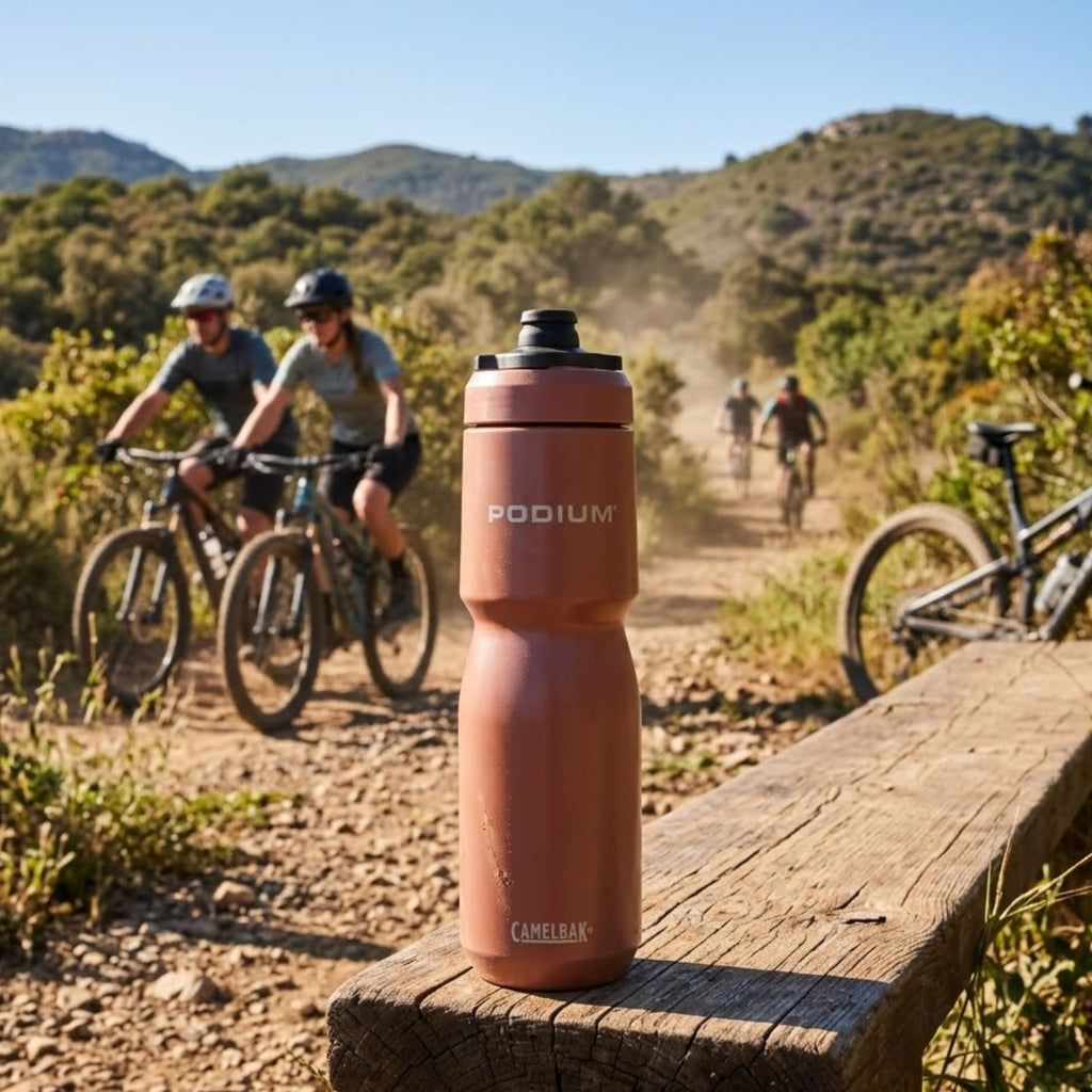 GARRAFA TERMICA CAMELBAK PODIUM INSULATED STEEL 22OZ / 650ML - SIERRA RED (VERMELHO)