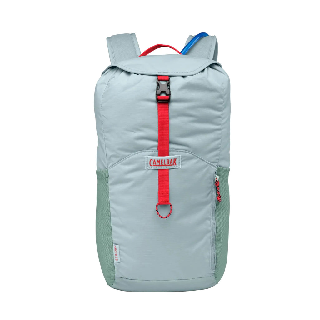MOCHILA DE HIDRATACAO CAMELBAK ARETE 18 SINGLE BUCKLE 50OZ / 1,5L - SILVER MIST (PRATA/VERDE C