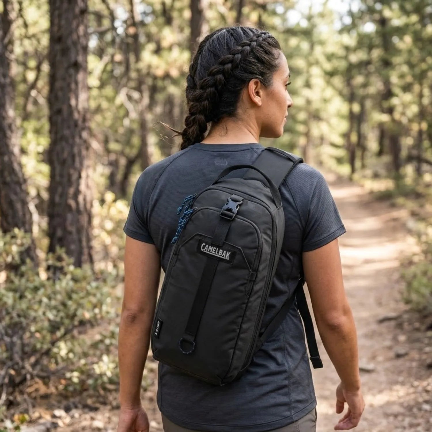 MOCHILA DE HIDRATACAO CAMELBAK ARETE SLING 8 - BLACK (PRETO) NÃO ACOMPANHA RESERVATORIO