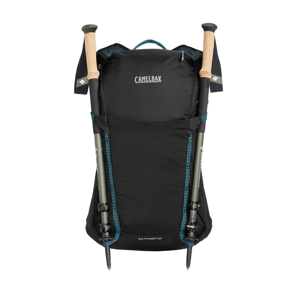 MOCHILA DE HIDRATACAO CAMELBAK RIM RUNNER X22 TERRA 50OZ / 1,5L - BLACK (PRETO) S/ REFIL