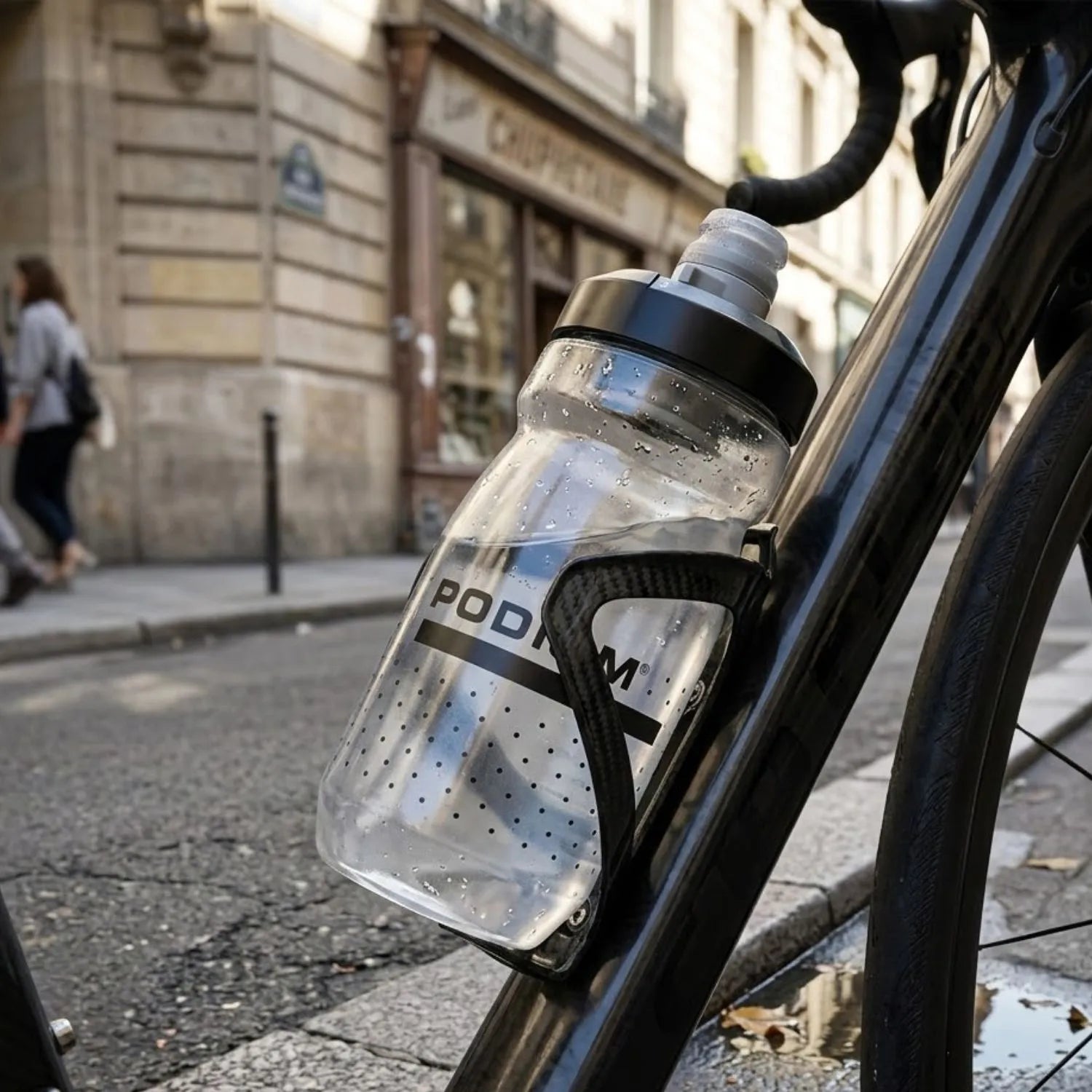 GARRAFA CAMELBAK PODIUM 15OZ / 444ML - CARBON (TRANSPARENTE)