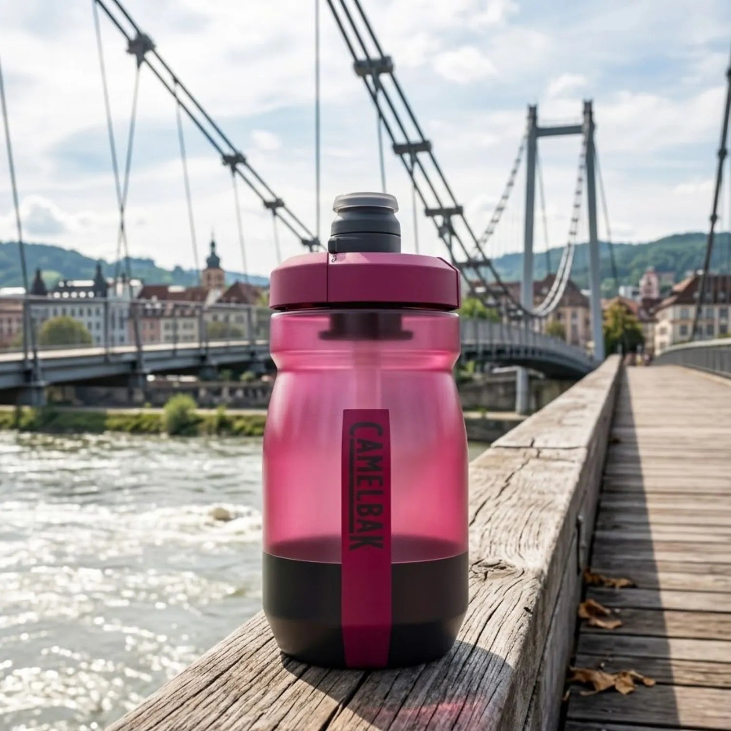 GARRAFA CAMELBAK PODIUM 15OZ / 444ML - MERCURY BERRY (PRETO/ROSA)